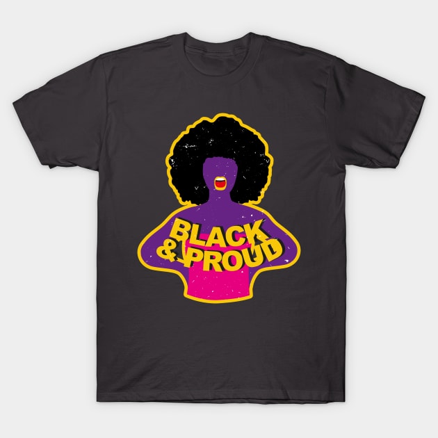 Black & Proud T-Shirt by Riczdodo